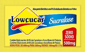 Adoçante Lowçucar Sucralose 1000X5MG