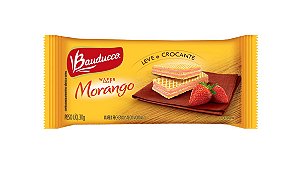 Bolinho Baunilha com Recheio de Morango Bauducco - Sachê 40g