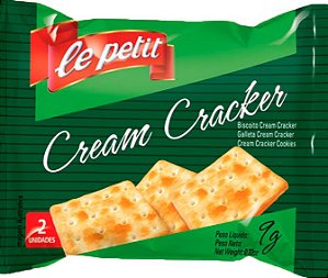 Biscoito Le Petit Cream Cracker 180X9G