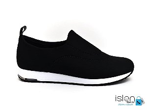 Sapatos Usaflex Lycra Preto Casual