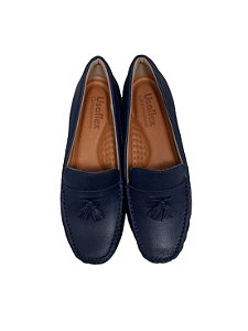 MOCASSIM USAFLEX COURO NEW BLUE AD1705