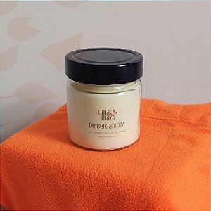 Vela Uma Maya de Bergamota 180g wood