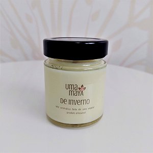 Vela Uma Maya de Inverno 100g wood