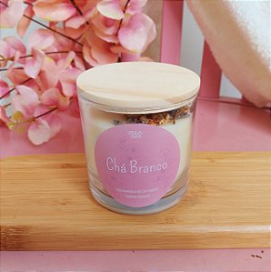 Vela Uma Maya de Chá Branco 180g FLOWERS pavio de algodão