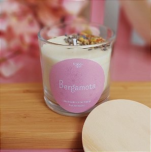 Vela Uma Maya de Bergamota 180g FLOWERS pavio de algodão