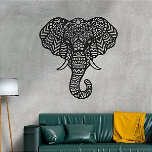 Quadro - Elefante Mandalado