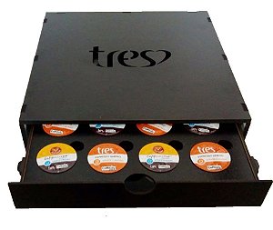 Porta Cápsulas de Café - Três Corações - 3 Gavetas 48 cápsulas