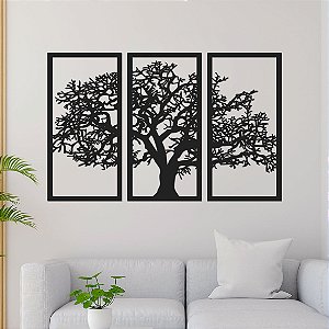 Conjunto de Painéis Decorativos - Árvore da Vida
