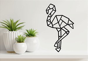 Quadro  Geométrico - Flamingo
