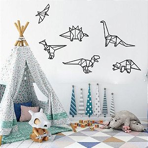 Quadro  Geométrico - Dinossauros