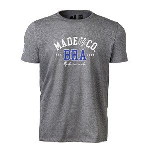Camiseta Estampada Masculina Made in Mato Mescla