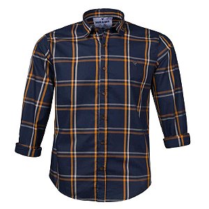 Camisa Masculina Xadrez Manga Longa Made in Mato Marinho