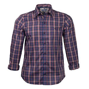 Camisa Masculina Xadrez Manga Longa Made in Mato