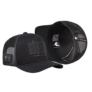 Boné Trucker Made in Mato Rústico Preto