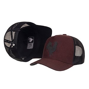 Boné Trucker Made in Mato Icon Marrom