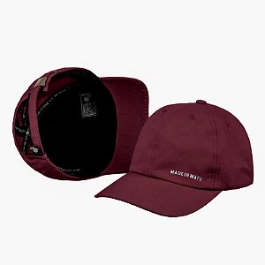 Boné Classic Made in Mato Script Dark Red