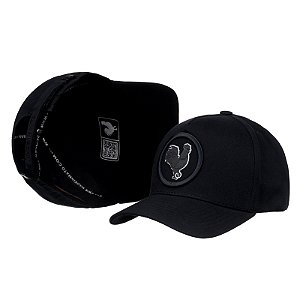 Boné America Made in Mato Black Big Rooster Preto