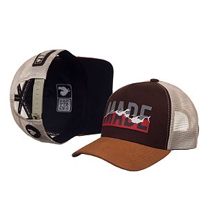 Boné Trucker Made in Mato Paper Brown