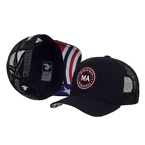 Boné Trucker Made in Mato Estado MA Preto