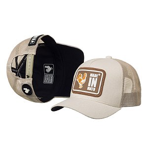 Boné Trucker Made in Mato Emblem Gold