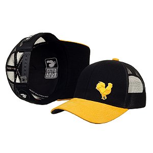 Boné Country Made in Mato Rooster Black and Yellow