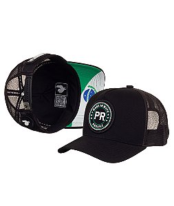Boné Trucker Made in Mato Estado PR Preto