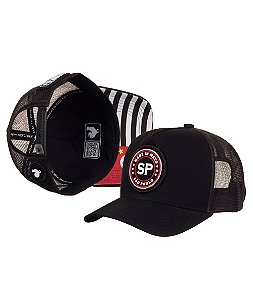 Boné Trucker Made in Mato Estado SP Preto