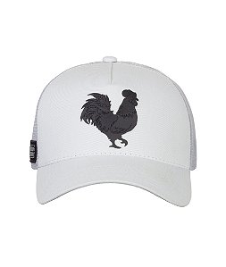 Boné Trucker Made in Mato New Plastisol Branco