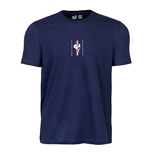 Camiseta Estampada Masculina Made in Mato American Marinho