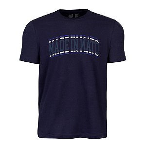 Camiseta Estampada Masculina Made in Mato Arch Marinho