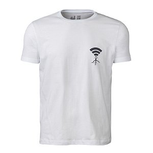 Camiseta Estampada Masculina Made in Mato Native Trees Branca