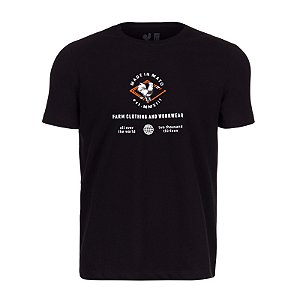 Camiseta Estampada Masculina Over the World Preta