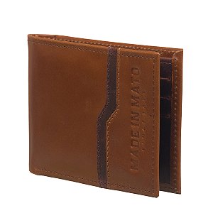 Carteira de Couro Made in Mato Dallas Camel