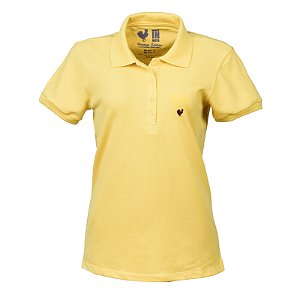 Polo Feminina Made in Mato Amarela Clara