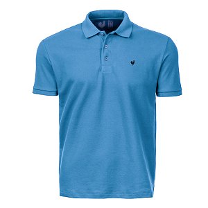 Polo Premium Masculina Made in Mato Azul