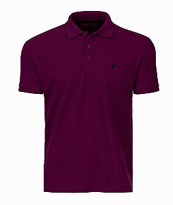 Polo Premium Masculina Made in Mato Roxa