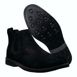Bota Chelsea Made in Mato Nobuck Preta