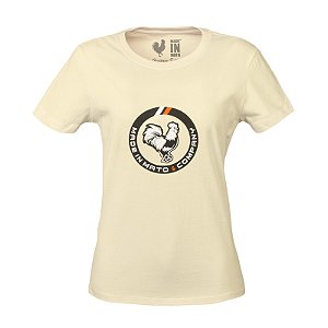 Camiseta Estampada Feminina Made in Mato Company Amarela