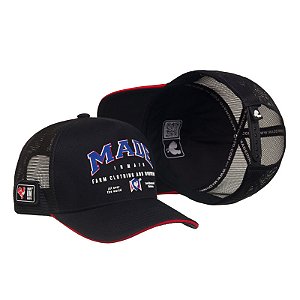 Boné Trucker Made in Mato Farm Preto