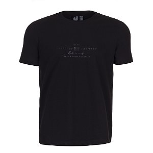 Camiseta Estampada Masculina Made in Mato Spirit of the West Preto