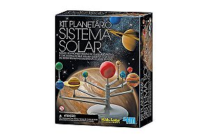 Kit Planetário Sistema Solar - Robô Latinha - Brinquedo Educativo Experimento Científico - 4M