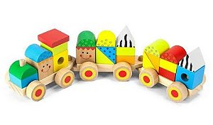 Trem de Blocos - Tooky Toy