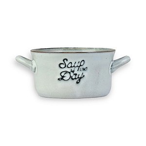 Tigela Azul Soup Bowl em Cerâmica