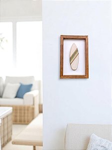 Quadro Prancha Verde Decoração Náutica de Parede
