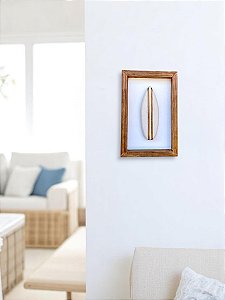 Quadro Prancha Branca Decoração Náutica de Parede