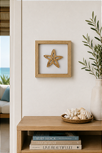 Quadro Estrela Decoração Náutica de Parede