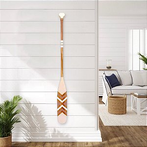 Remo Decorativo Bege e Marrom 100 cm Decoração Praia Náutica