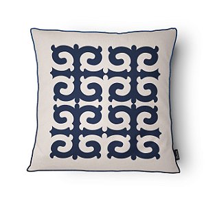 Almofada Classic Azul 45x45 cm