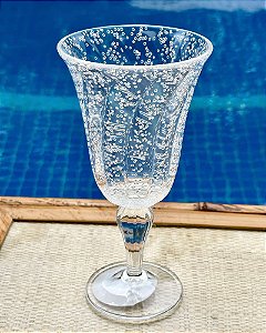 Taça Bolhas em Acrílico 20x10,5x10,5