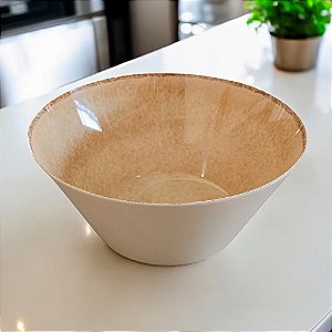 Saladeira cor areia em Melamina 11x25x25
